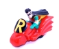 Preview: Batman The Animated Series Kunststoff Figur Robin auf Robin-Cycle aus der McDonald's "Happy Meal" Reihe